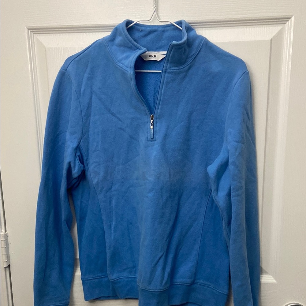 Izod Vibrant Blue Half-Zip Pullover